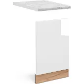 Vicco Fame-Line Frontpaneel – 45 cm, WB Marmer Wit Hoogglans