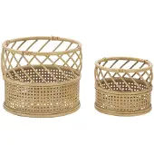 Mauro Ferretti Vaashouder Panama Set 2 Pcs Ø 30×25 cm
