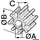 Osculati Wirnik MERCURY/MARINER 40/60 pk, 52.378.00