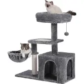 Famanu kraboom voor katten - met hangmat en kattenhuis