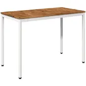 Syfax Tuintafel, natuurlijke uitstraling, wit, 108,5 x 55 x 75 cm