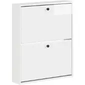 vidaXL Wandgemonteerde Schoenenkast BREDA 71 x 17 x 86 cm Bewerkt hout