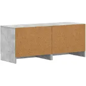 vidaXL Tv-meubel Betongrijs Bewerkt hout