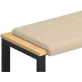 vidaXL Bankkussen Microvezel Crèmekleurig Diepte 35 cm