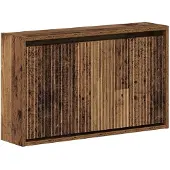 vidaXL Wandgemonteerde Schoenenkast ARNHEM 71 x 17 x 43 cm Oud hout