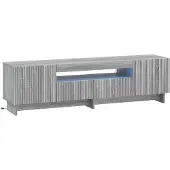 vidaXL LED tv-meubel EDE 153 x 35 x 43 cm Grijs Sonoma Bewerkt hout