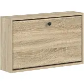 vidaXL Wandgemonteerde Schoenenkast BREDA 71 x 17 x 43 cm Bewerkt hout