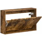 vidaXL Wandgemonteerde Schoenenkast HAARLEM 71 x 17 x 43 cm