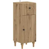 vidaXL 3-delig badkamerkast set ALKMAAR Artisanaal eiken Bewerkt hout