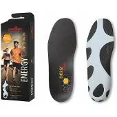 Pedag Energy Mid inlegzool – Stabiliteit + energie-terug – Geschikt voor normale schoenen, sportschoenen en werkschoenen, van kunststof en textiel – 40/41