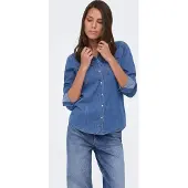 ONLY Jdysandie Overhemd Dames Blauw L