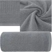Eurofirany Luxe Katoenen Badhanddoek 70x140cm 500 gsm - Zilverkleurig
