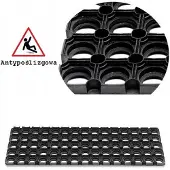 Perfect Home Antislip Rubber Trapmat voor Buiten - 30x100cm