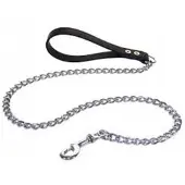 Dino Hondenriem Ketting 2mm x 90cm - Zilverkleurig