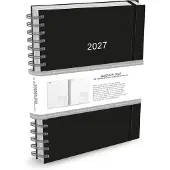 Comello Thuiswerkagenda 2027 A4 Zwart / Bruin
