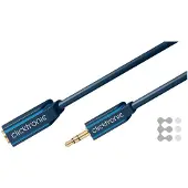 ClickTronic Jack verlengkabel - 3,5 mm jack male naar 3,5 mm jack female - Clicktr