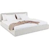 Idimex LATINI-boxspring 160x200 cm in lichtgrijs met verstelbaar hoofdeinde