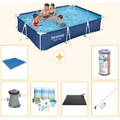 Bestway Steel Pro, rechthoekig zwembad - 300x201x66 cm - 7-delig - S22085