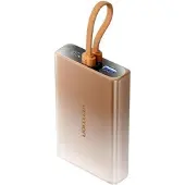 Vention Powerbank 10000 mAh USB-C + Lightning + USB-A 22.5W with LED display copper