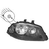 VAN WEZEL 4917964V Koplamp