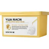 SOME BY MI Yuja Niacin Anti-Blemish Daily Mask - 370 ml / 30 sheets