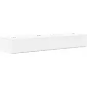 vidaXL Bureau, wit, 110 x 40 x 19,5 cm, houtvezel