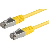 Roline patchkabel Cat.5e (Klasse D) S/FTP, geel, 5 m