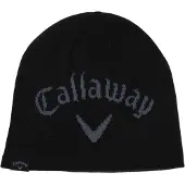 Callaway Gebreide uniseks muts met logo voor volwassenen (Zwart)