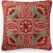 Sissy-Boy Rood kussen met bloemendessin