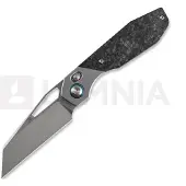 Kansept Knives QTRO Wharncliffe vouwmes, CF Shredded