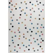 Muratap Kindervloerkleed stippen multi wasbaar antislip- 160x230 cm