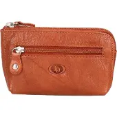 LEATHER DESIGN Leren Sleuteletui Keypouch Cognac