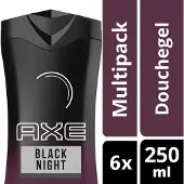 Axe Black Night Douchegel - 6 x 250ml - Voordeelverpakking