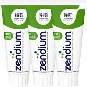 Zendium Extra Fresh Tandpasta - 3 x 75 ml - Voordeelverpakking