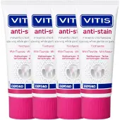 Vitis Tandpasta Anti-Stain - 4 x 50 ml - Voordeelverpakking
