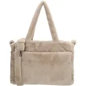 Beagles Faux Fur Handtas/Schoudertas Barakaldo Licht Taupe