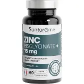 Santarome Zinc Bisglycinate+ 15 mg 60 Gélules