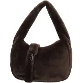 Beagles Faux Fur Shopper/Schoudertas Barakaldo Donker Bruin