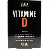 S.I.D NUTRITION Vitamine D 30 Capsules