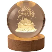 Clayre & Eef tafellamp, bruin, hout