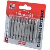 KLIMAS Bit PH-1 50mm - 10 Stuks - Hoogwaardig Staal