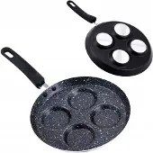 KINGHOFF Koekenpan voor Eieren en Pannenkoeken, 24 cm