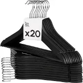 Bodo Kledinghangers Hout Zwart – 20 Stuks Kleerhangers -