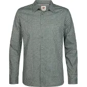 Petrol Industries Heren overhemd m-3060-sil401 6186 teal green