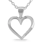 Akzent Dames hanger "SI0089" van 925 Sterlingzilver, gerhodineerd, duurzaam