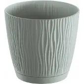 Prosperplast Sandy Pottenset Schotel 10,8 cm Mokka Kunststof