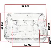 SuperKissen24. Waterproof Hondenkussen 85x65cm - Comfort & Duurzaamheid