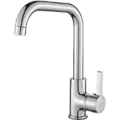 Laveo Design kraan voor spoelbak, staand model, met L-vormige uitloop, chroom