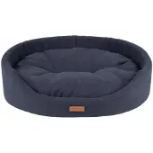 Amiplay Montana Hondenmand Ovaal Klein Zwart 46x38x13cm
