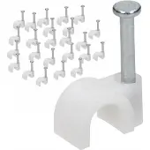 ORNO Kabelklemmen Rond 12mm met Spijker 100 Stuks